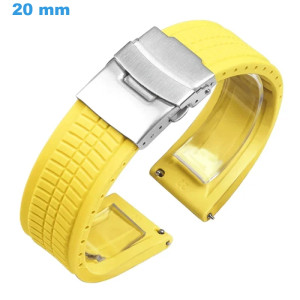 Bracelet 20 mm Caoutchouc...