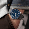 Bracelet montre 20 mm Cuir véritable Gris Ardillon
