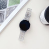 Bracelet Plastique fermoir Déployant montre Transparent 22 mm