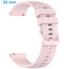 Bracelet boucle Ardillon Rose 22 mm Caoutchouc de montre