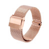 Bracelet Coulissant 13 mm Acier Inoxydable Doré rose de montre