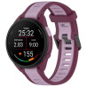 Bracelet de montre 22 mm Silicone Violet fermoir Ardillon