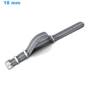 Bracelet 18 mm Nylon Gris...