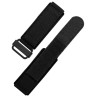 Bracelet 22 mm Nylon Noir pour montre boucle Velcro