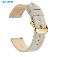Bracelet montre Beige 20 mm...