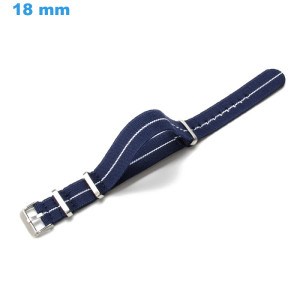 Bracelet 18 mm Nylon Bleu...