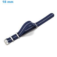 Bracelet 18 mm Nylon Bleu...