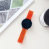 Bracelet fermoir Déployant 22 mm Plastique Transparent et Orange pour montre