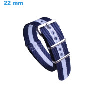Bracelet 22 mm Nylon Bleu...
