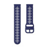 Bracelet Bleu 22 mm Caoutchouc pour montre