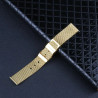 Bracelet Ardillon 18 mm Acier inoxydable Doré montre
