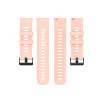 Bracelet fermoir Ardillon 22 mm Silicone Rose pour montre