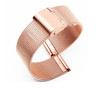 Bracelet boucle Coulissant 20 mm Acier inoxydable Doré rose pour montre