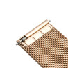 Bracelet boucle Coulissant 20 mm Acier inoxydable Doré rose pour montre