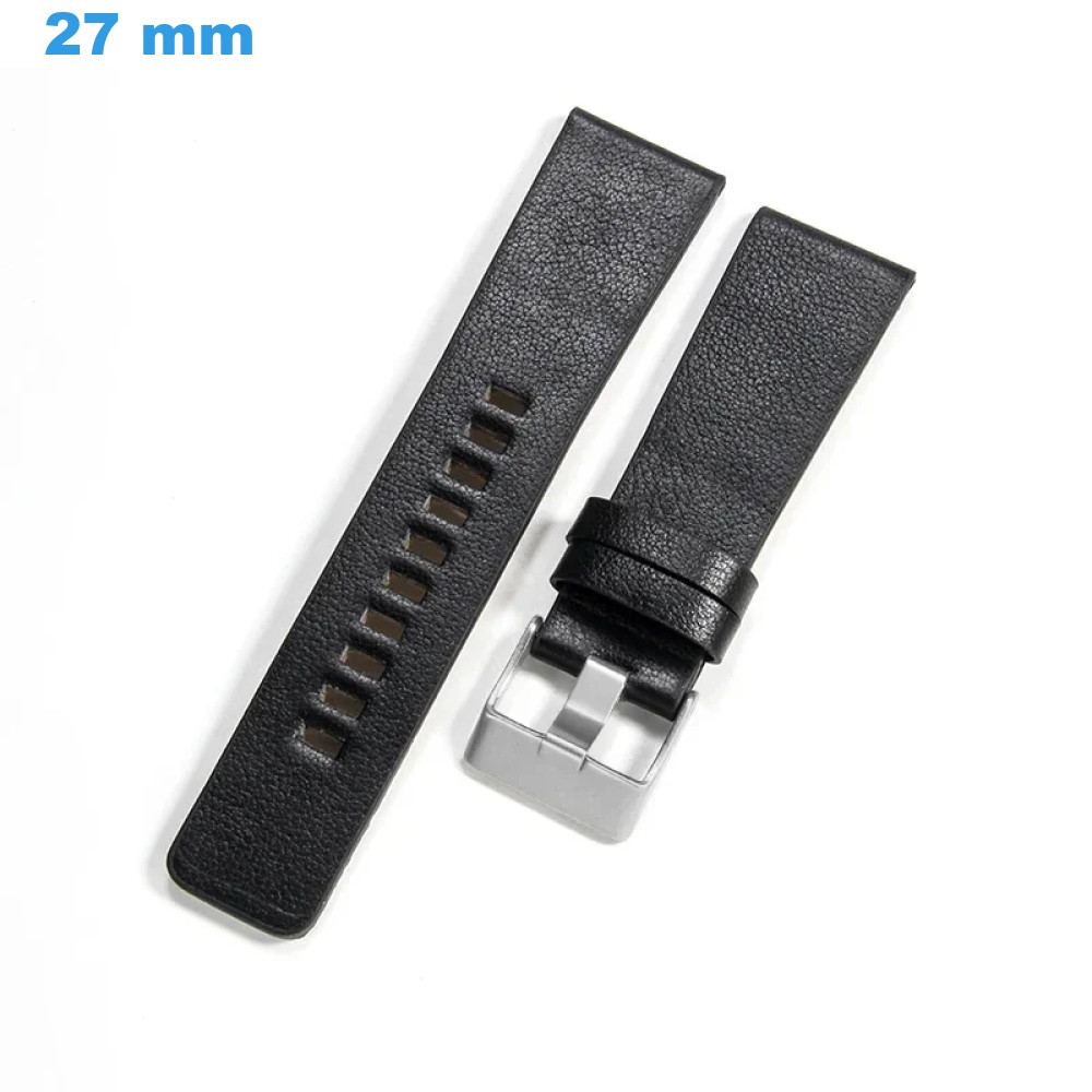 Bracelets de montre vintage en cuir véritable dé lézard