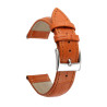 Bracelet fermoir Ardillon 14 mm Cuir véritable Brun pour montre