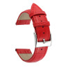 Bracelet 22 mm Cuir véritable Rouge de montre