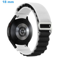 Bracelet 18 mm Nylon Blanc...
