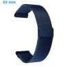 Bracelet 24 mm Acier Inoxydable Magnétique pour montre Bleu