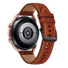 Bracelet Brun 22 mm Cuir véritable pour montre fermoir Ardillon