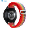 Bracelet Nylon fermoir Sangle montre Multicolore 18 mm