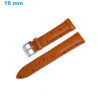 Bracelet Orange 18 mm Cuir véritable de montre