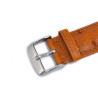 Bracelet Orange 18 mm Cuir véritable de montre