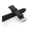 Bracelet 20 mm Simili cuir montre Noir