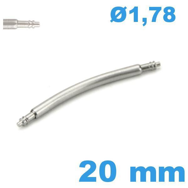 6 anses pompes barrettes de bracelet montre 20 mm ø 1,80 mm indémontable 6 anses pompes barrettes de bracelet montre 20 mm ø 1,80 mm indémontable