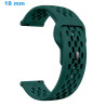 Bracelet 18 mm Caoutchouc Vert pour montre