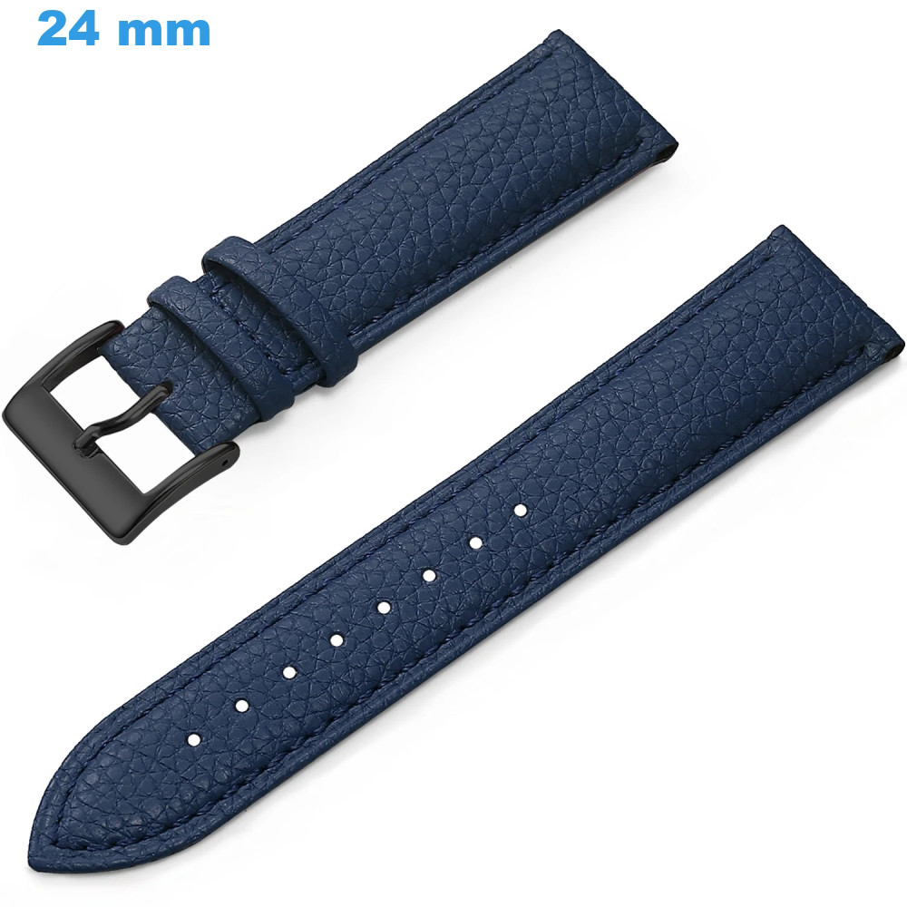 12-24 Mm Hommes Femmes Bracelet De Montre En Cuir Véritable Boucle Ardillon