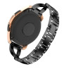 Bracelet Clip 20 mm Acier inoxydable Noir montre