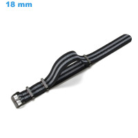 Bracelet 18 mm Nylon Noir...