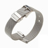 Bracelet 18 mm Acier inoxydable pour montre Argenté