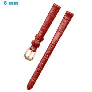 Bracelet montre Rouge 6 mm...