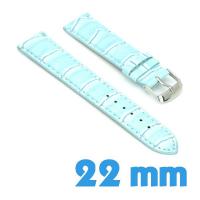 Bracelet de montre 2,2 cm bleu pas cher