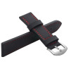 Bracelet de montre 18 mm Cuir PU Noir