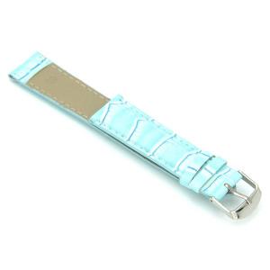 Bracelet de montre 26 mm Cuir synthétique bleu