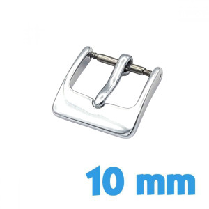 Fermoir 10 mm acier métal ardillon