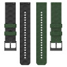 Bracelet Vert 22 mm Caoutchouc pour montre