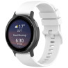 Bracelet Blanc 20 mm Caoutchouc montre fermoir Ardillon