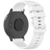 Bracelet Blanc 20 mm Caoutchouc montre fermoir Ardillon