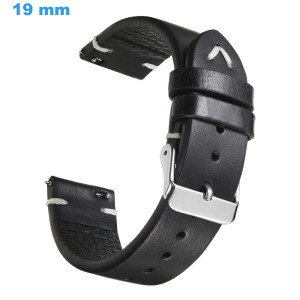 Bracelet Noir 19 mm Cuir...