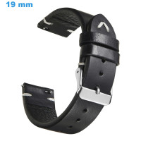Bracelet Noir 19 mm Cuir...