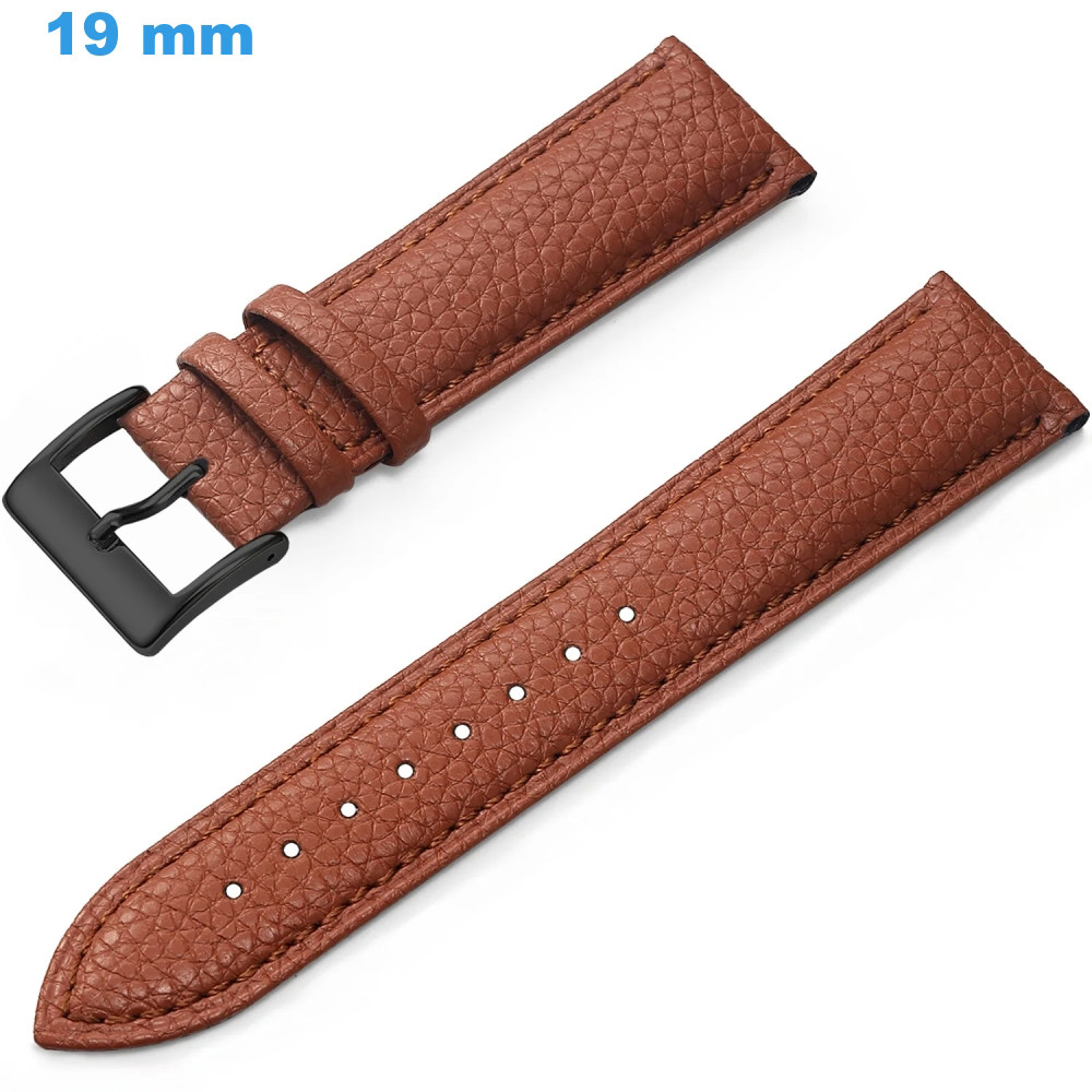 Bracelet De Montre Cuir Marron 18mm - Vintage URSS Années 1980