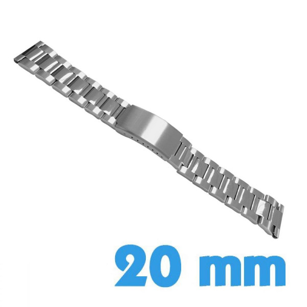 Bracelet 16mm de montre Maille Milanaise doré acier
