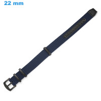 Bracelet bleu 22 mm Nylon...