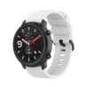 Bracelet montre 20 mm Caoutchouc Blanc fermoir Ardillon