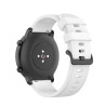 Bracelet montre 20 mm Caoutchouc Blanc fermoir Ardillon