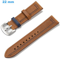 Bracelet Brun 22 mm Cuir...